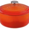 Habitat 3.3 Litre Cast Iron Casserole Dish - Orange