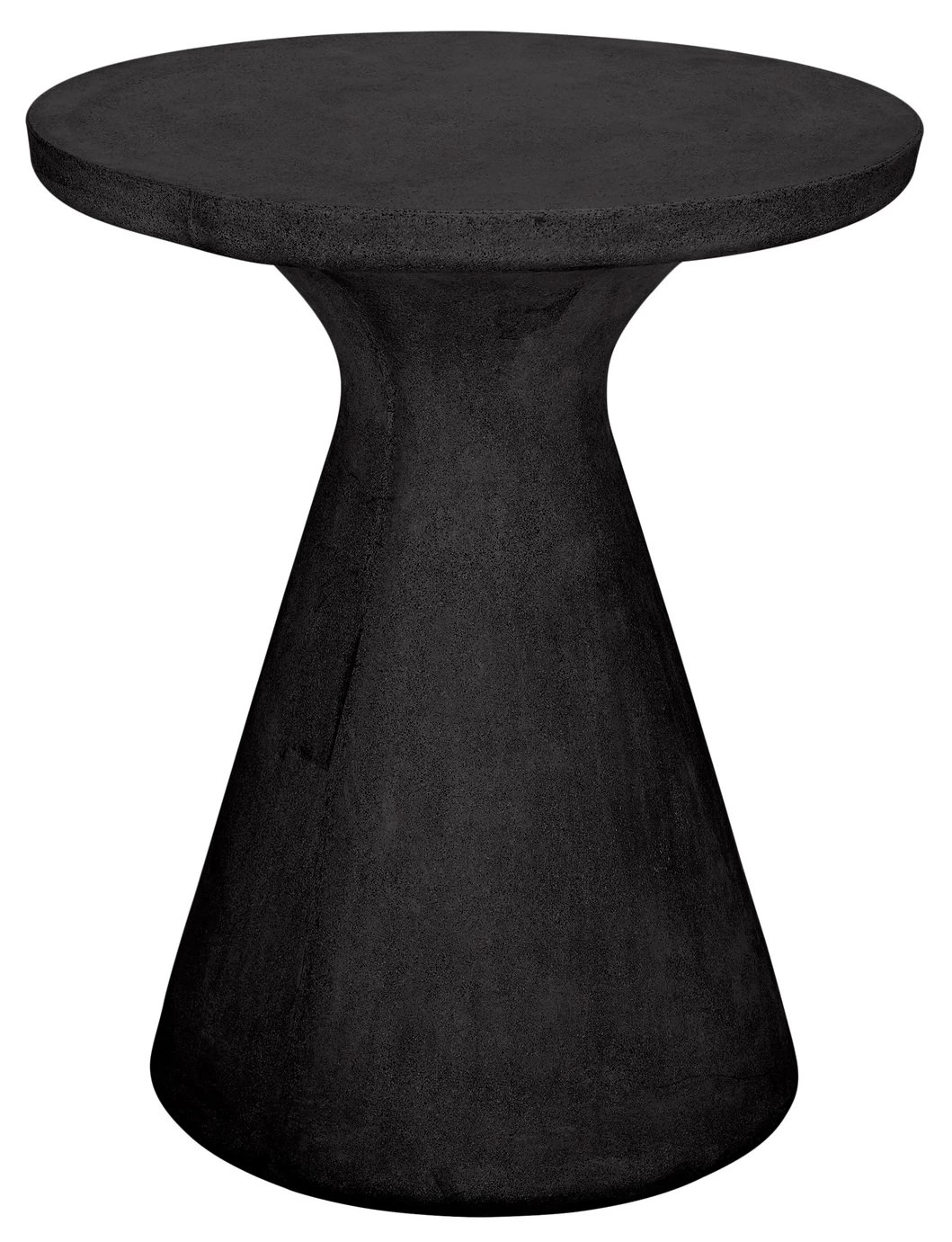 Habitat Milton 2 Seater Fibrestone Garden Bistro Set - Black - Image 4