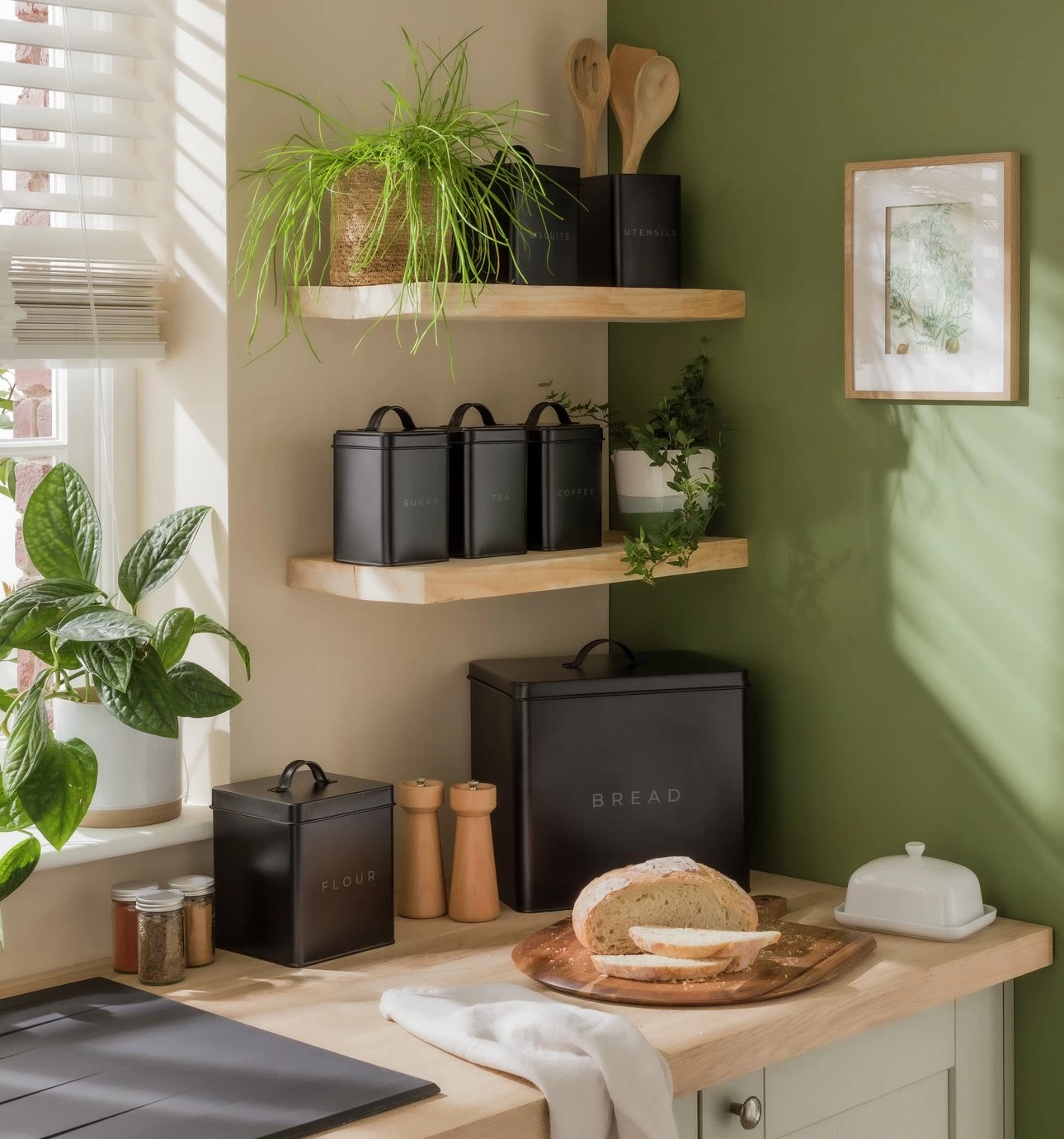 Habitat 7 Piece Carbon Steel Storage Set - Black - Image 2