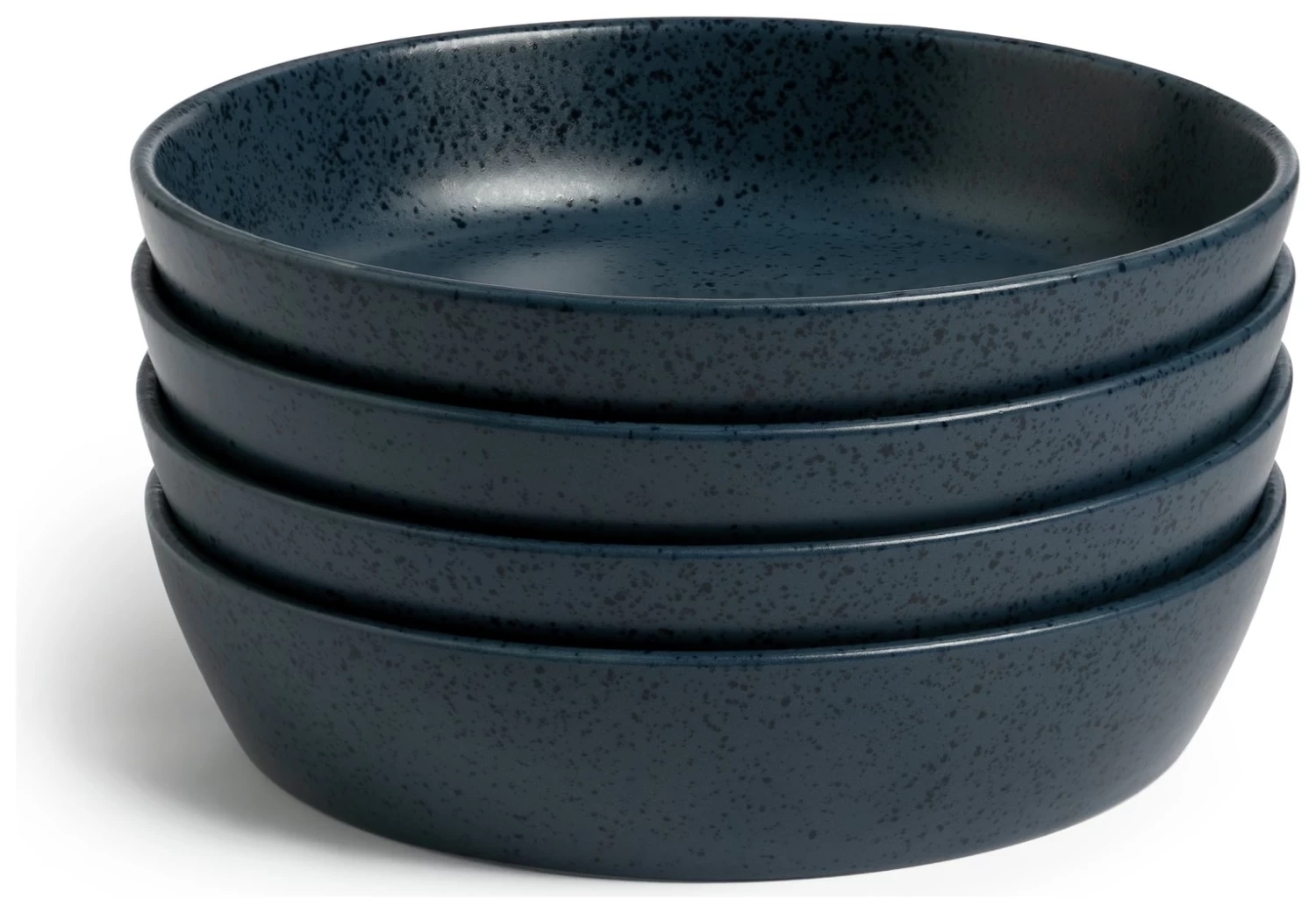 Habitat Addison 4 Piece Stoneware Pasta Bowls - Blue