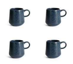 Habitat Addison Set Of 4 Mugs - Blue