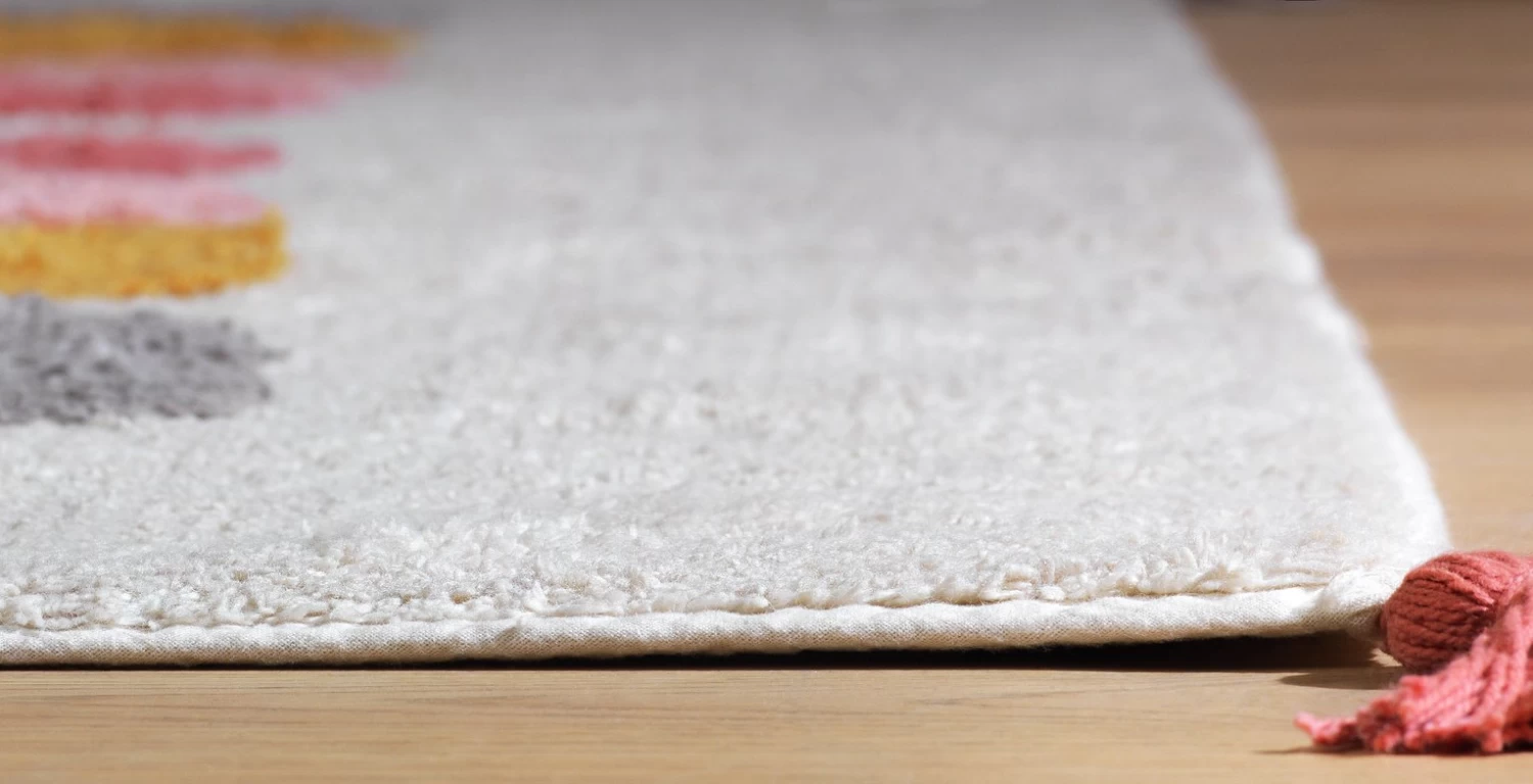 Habitat Kids Rainbow Tufted Flatweave Cotton Rug -120x170cm - Image 6