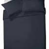 Habitat Pure Cotton 200TC Navy Bedding Set - Double