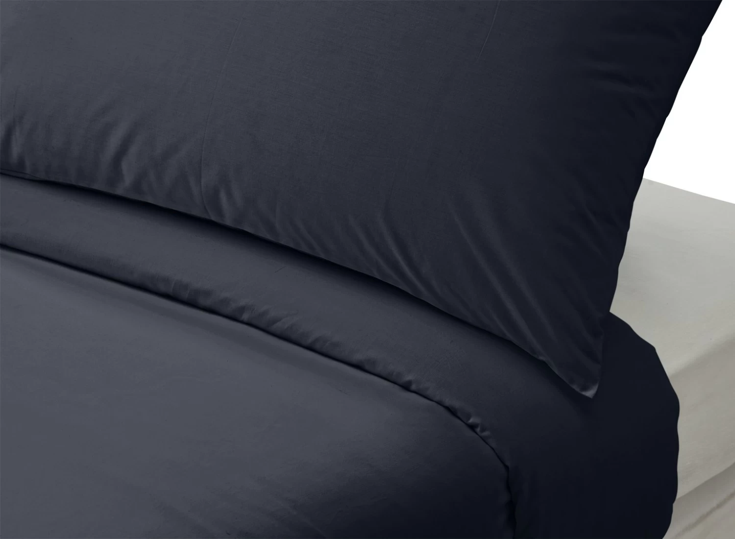 Habitat Pure Cotton 200TC Navy Bedding Set - Double - Image 3