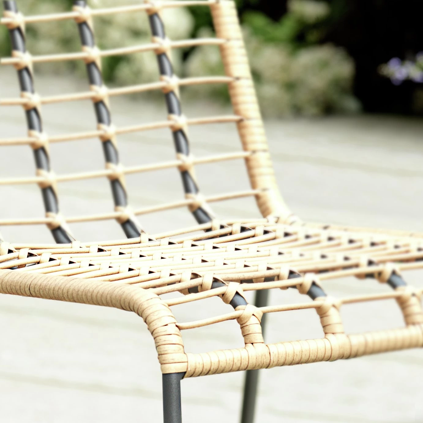 Habitat 4 Seater Bamboo Patio Set - Image 10