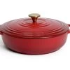 Habitat Country Manor 4 Litre Cast Iron Casserole Dish - Red