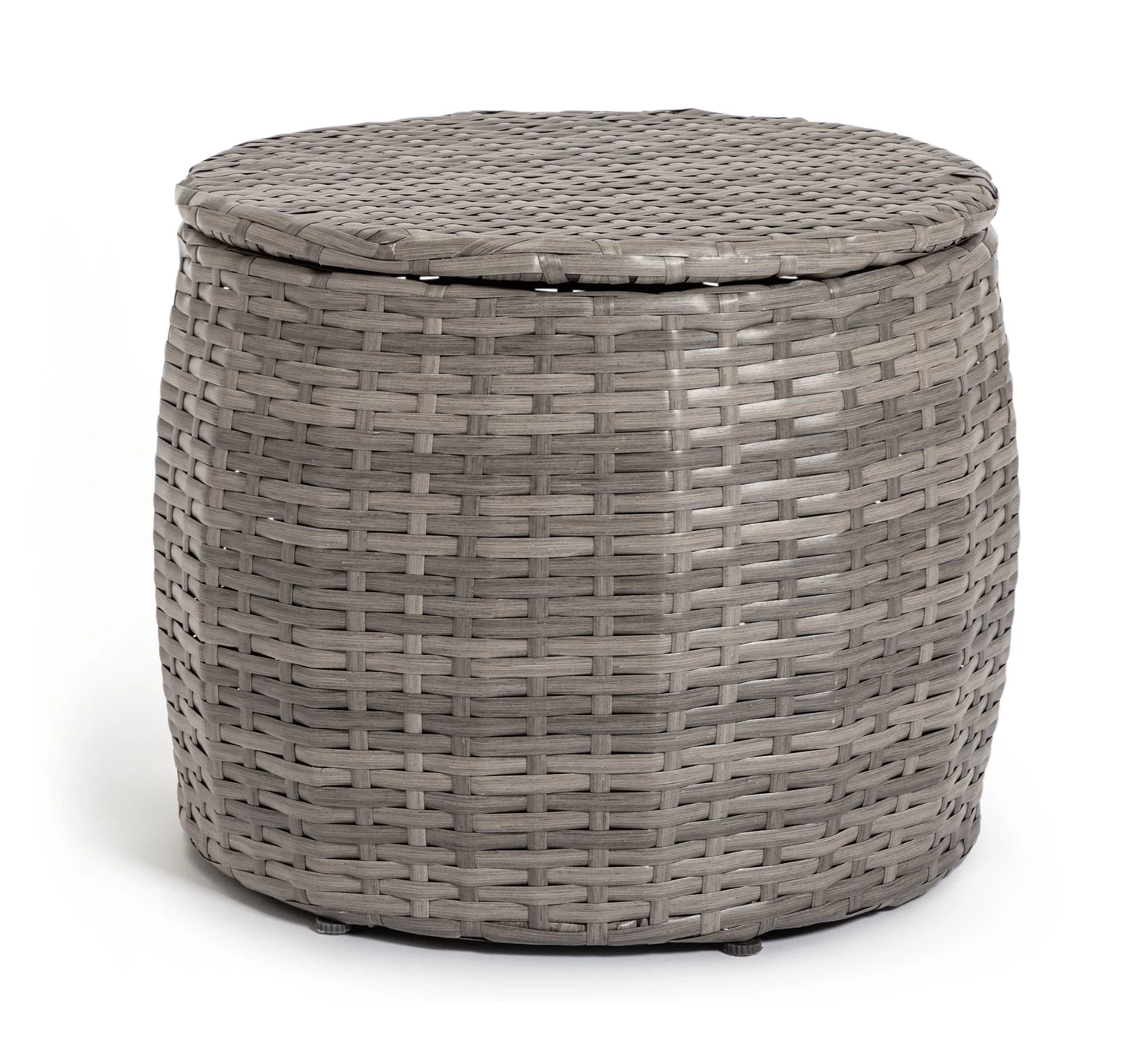Habitat 2 Seater Wicker Garden Barrel Bistro Set - Grey - Image 4