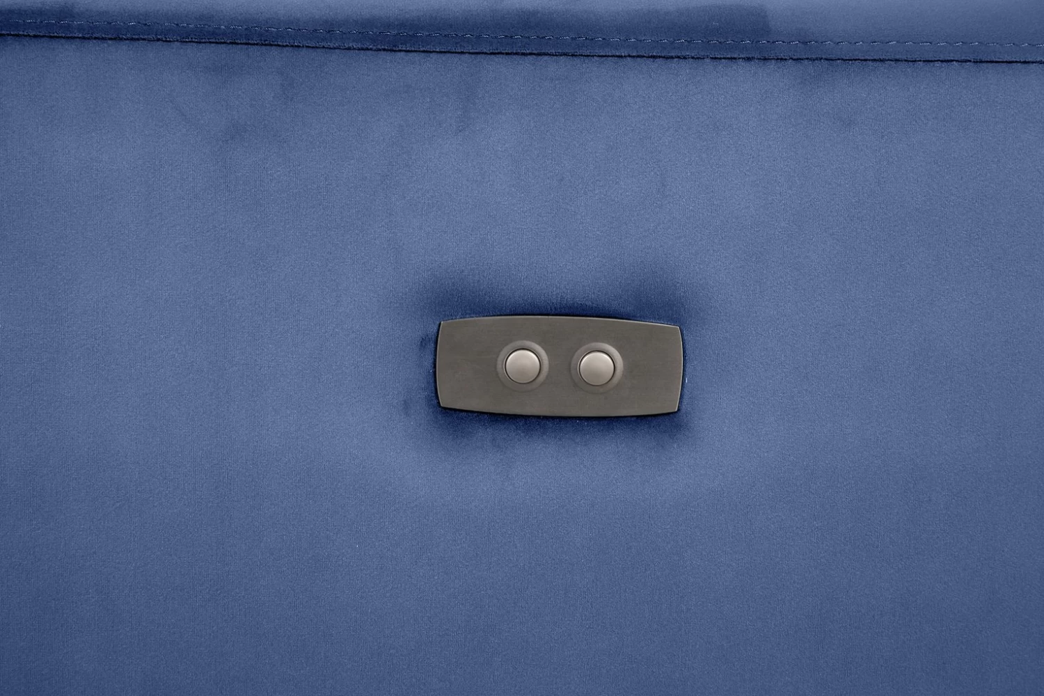 Habitat Emerson Velvet 2 Seater Recliner Sofa - Navy Blue - Image 5