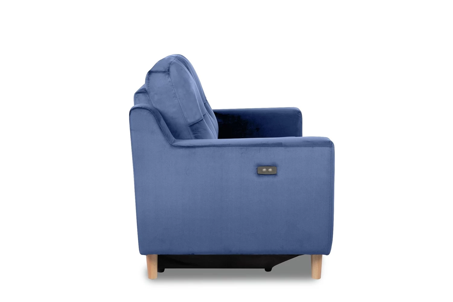 Habitat Emerson Velvet 2 Seater Recliner Sofa - Navy Blue - Image 10
