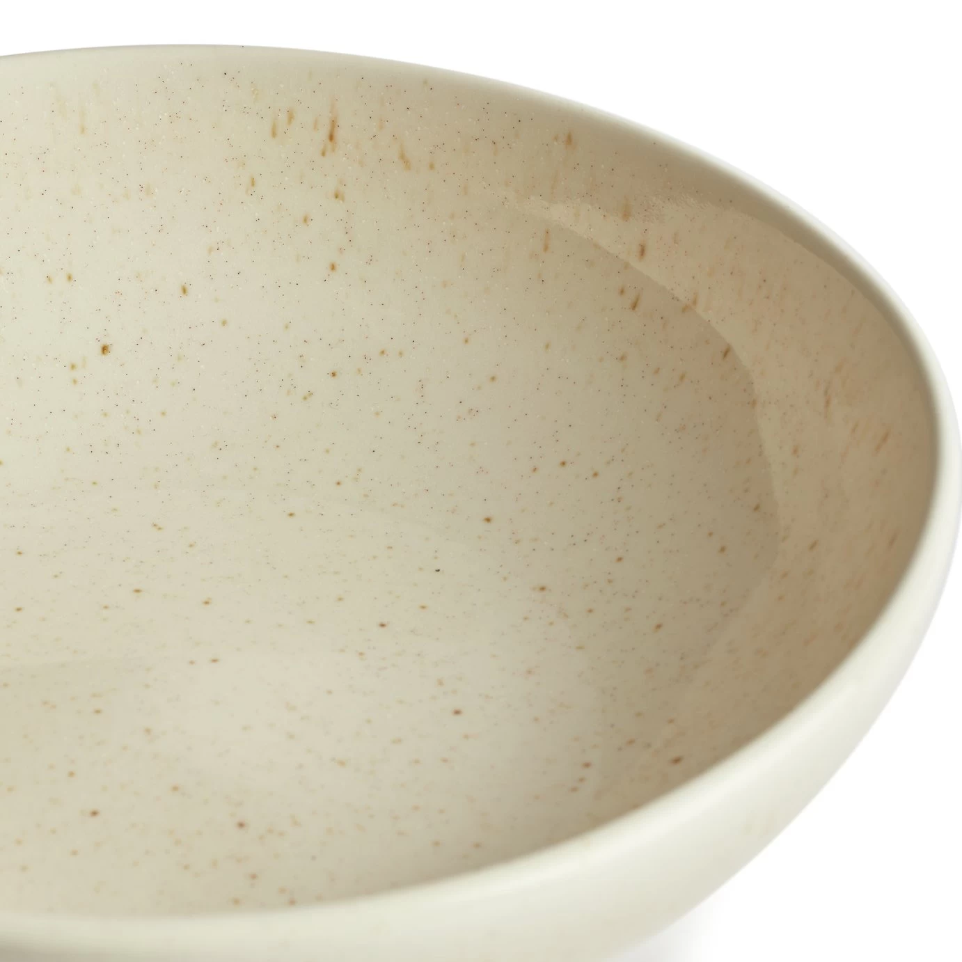 Habitat Evora 4 Piece Stoneware Pasta Bowls - Natural - Image 5