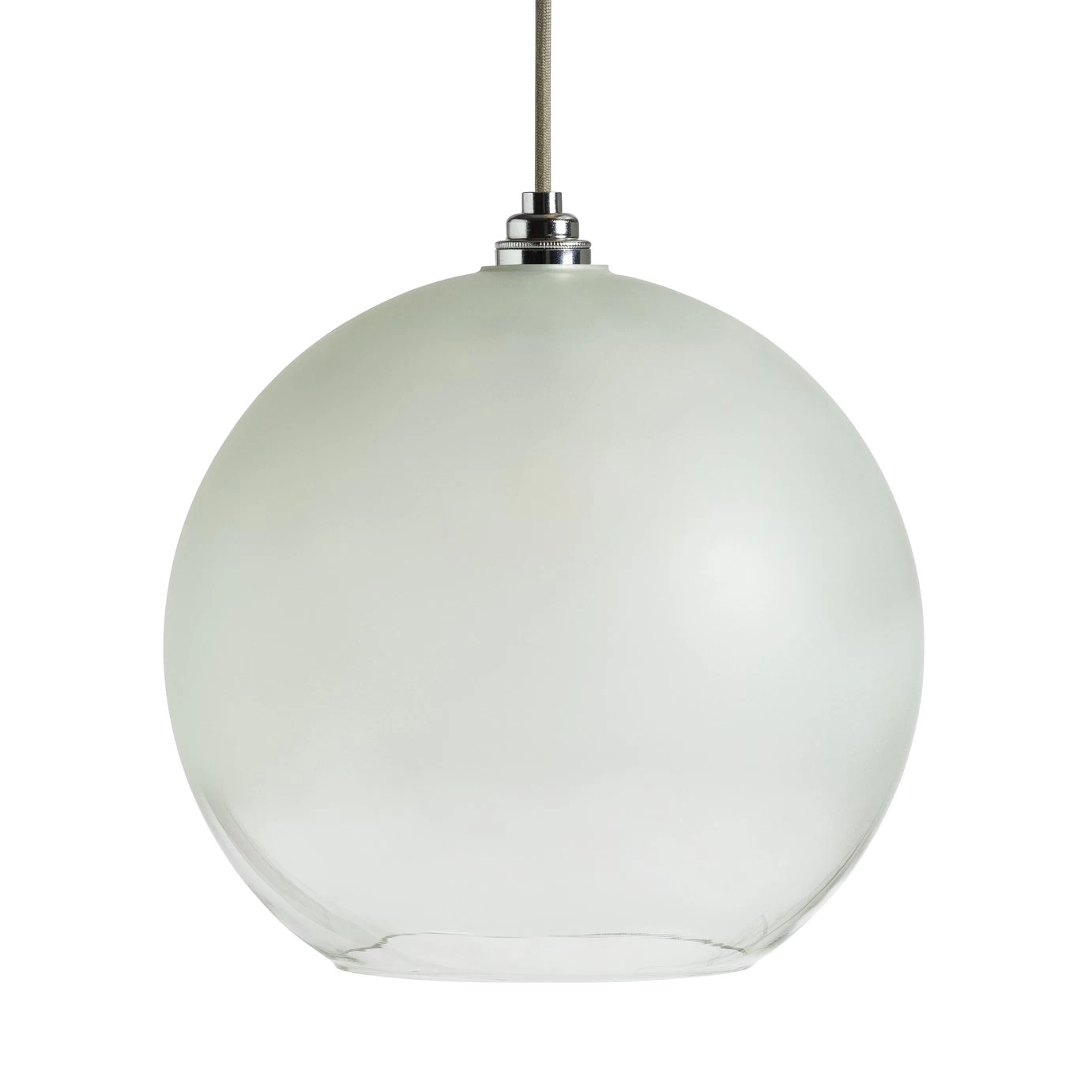 Habitat Kabaka 30cm Frosted Glass Shade - Clear - Image 6