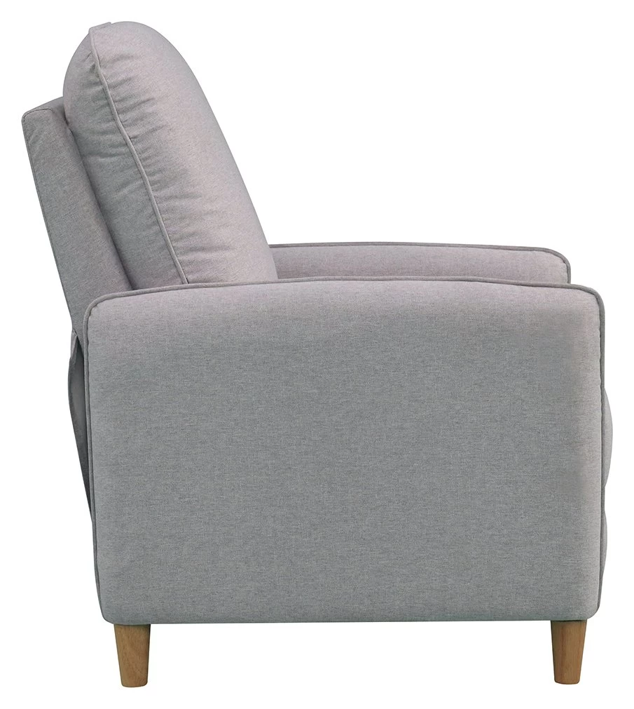 Habitat Tate Manual Pushback Recliner Chair - Grey - Image 4