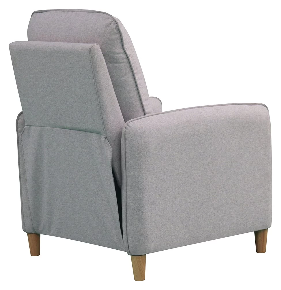 Habitat Tate Manual Pushback Recliner Chair - Grey - Image 5