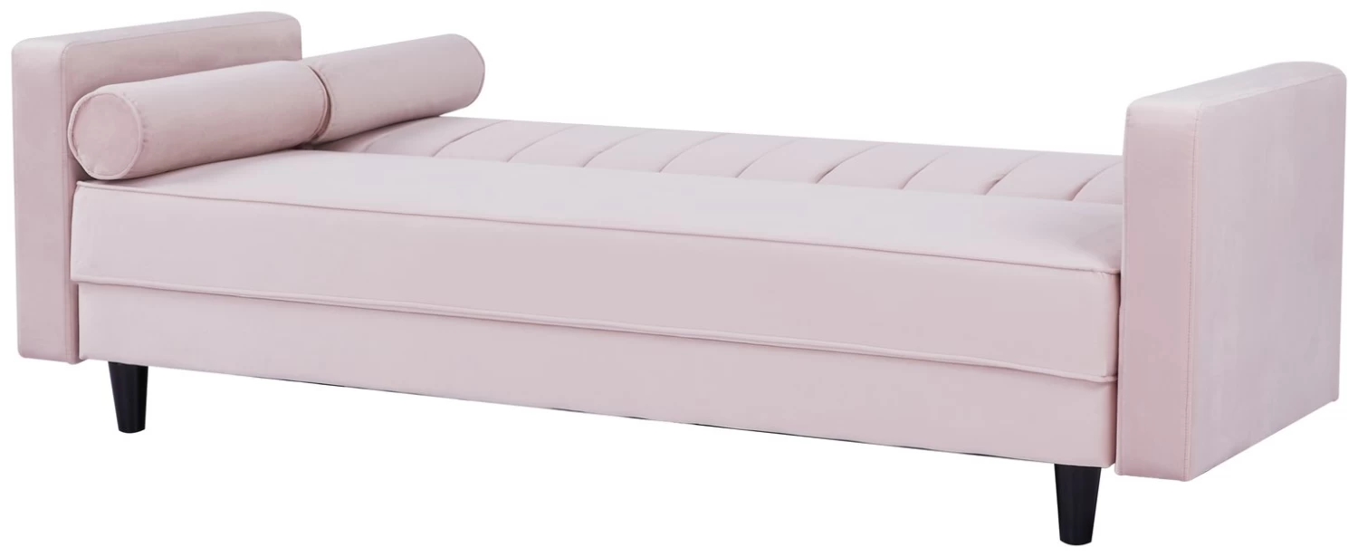 Habitat Preston Clic Clac Velvet Sofa Bed - Pink - Image 5