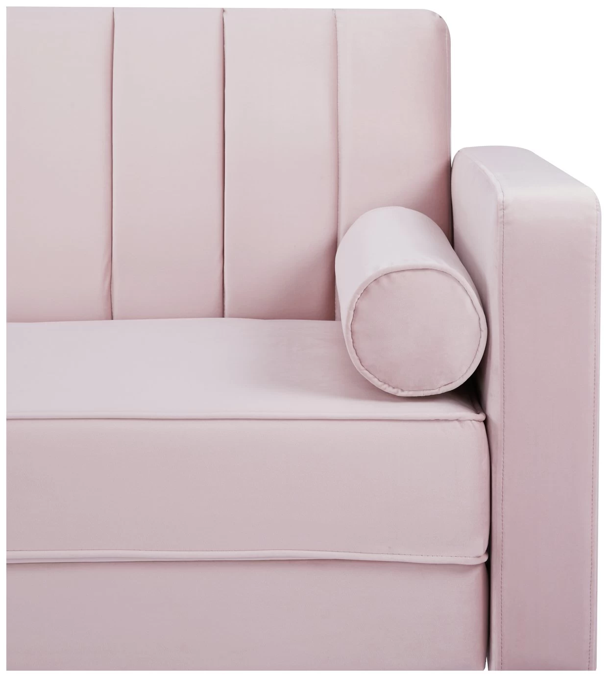 Habitat Preston Clic Clac Velvet Sofa Bed - Pink - Image 14