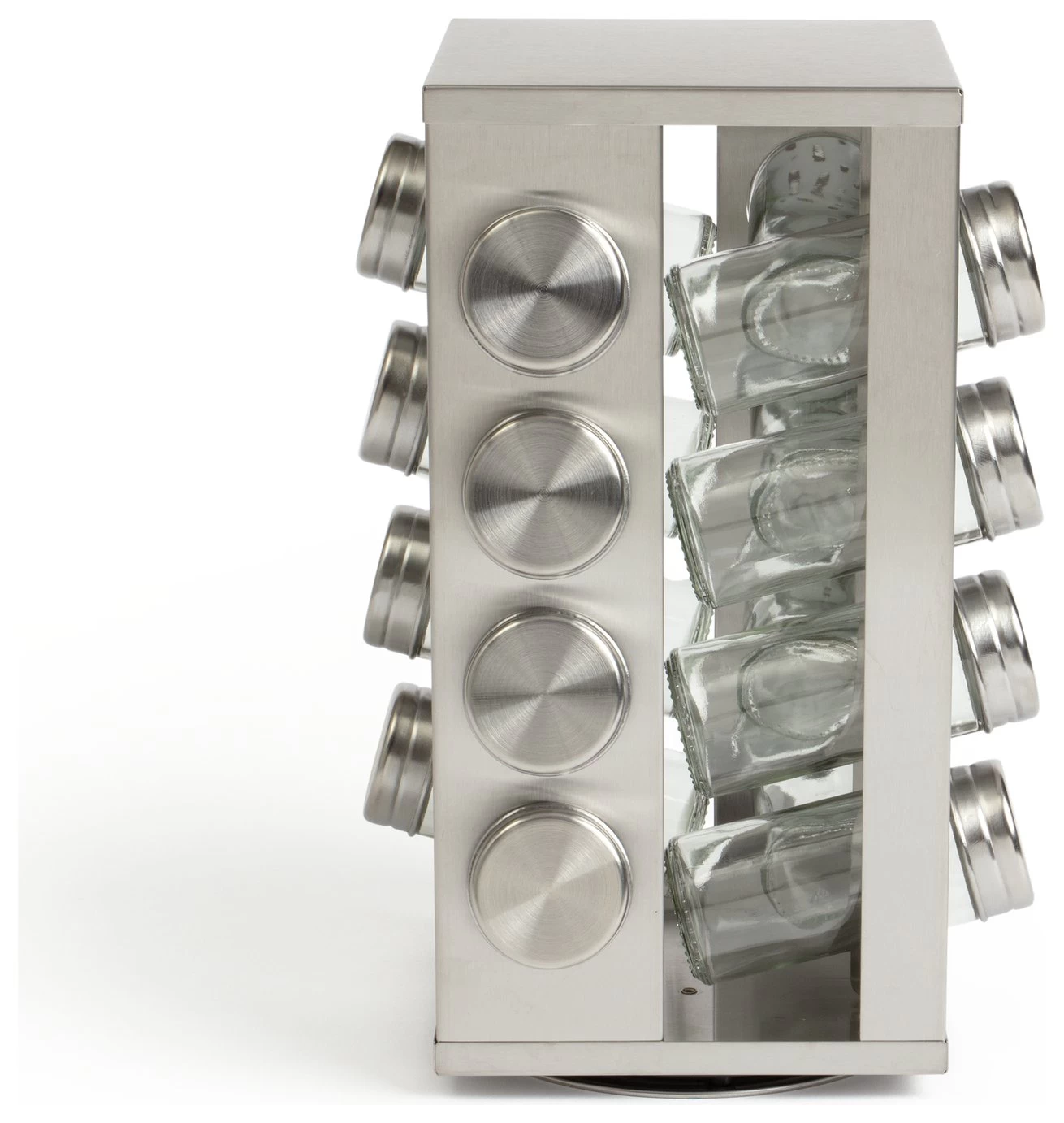 Habitat 16 Jar Stainless Steel Revolving Spice Rack - Image 3