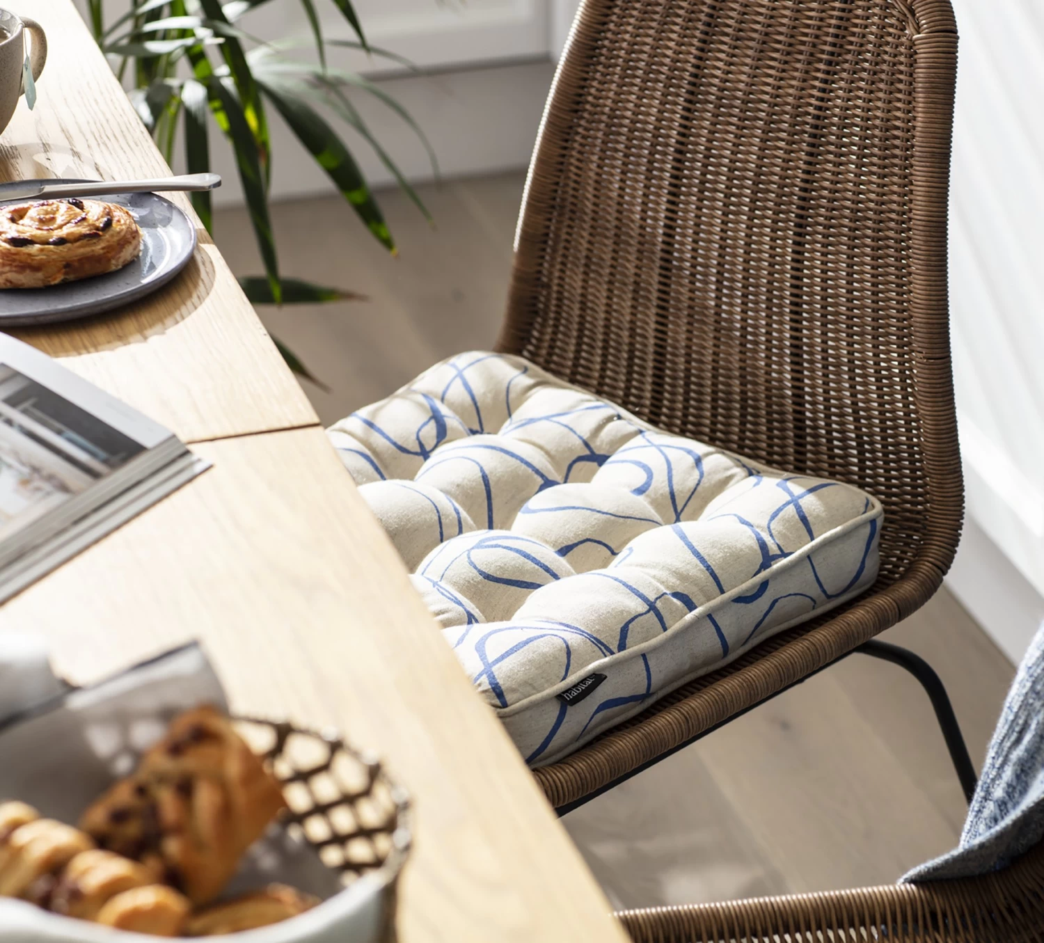 Habitat Mediterranean Pack Of 2 Seat Cushion - Image 2