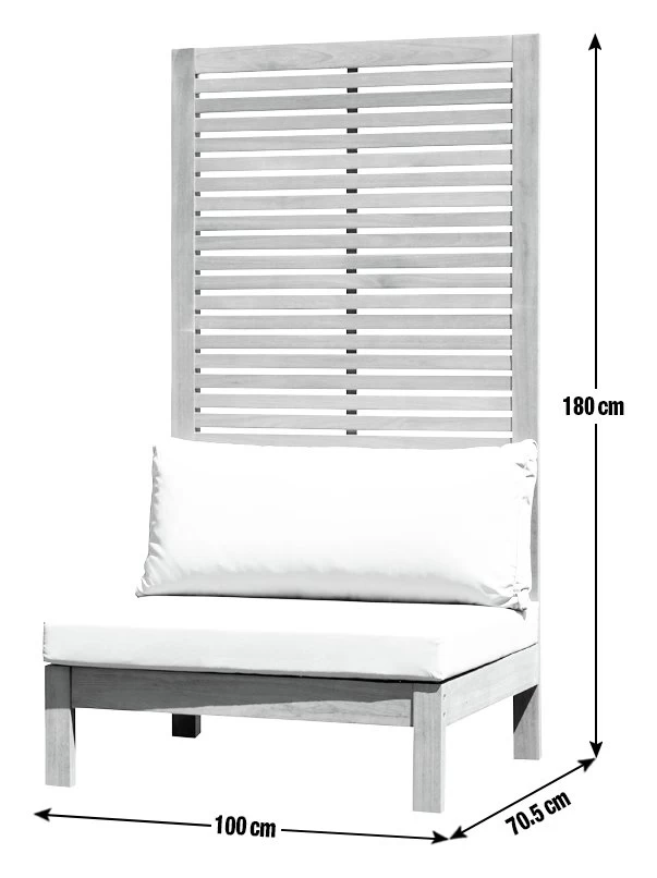 Habitat Samoa Wooden Single Seat Garden Chair-Natural - Image 4