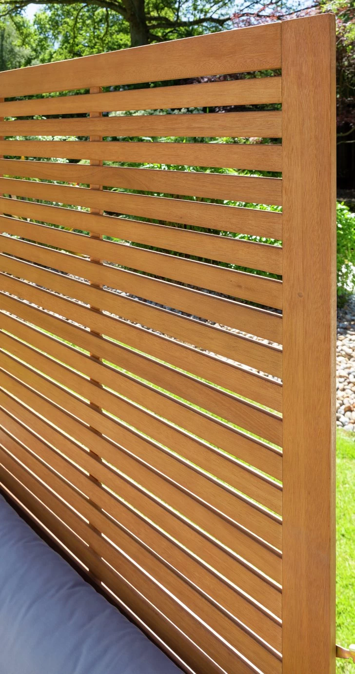 Habitat Samoa Wooden Single Seat Garden Chair-Natural - Image 6