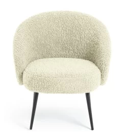 Habitat Ash Boucle Accent Chair - Cream