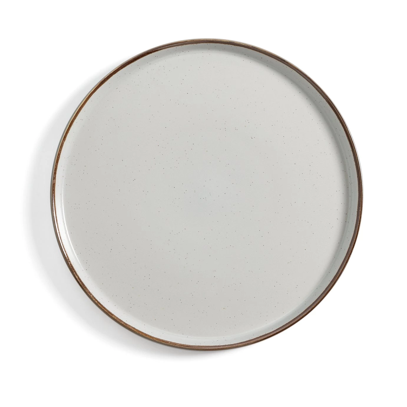 Habitat Speckle 4 Piece Stoneware Dinner Plate - Grey - Image 4