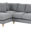 Habitat Carrie Fabric Left Hand Corner Chaise Sofa - Grey