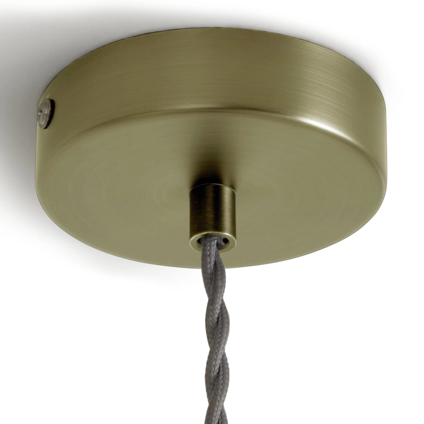 Habitat Pixie Pewter Metal Pendant Light - Nickel Finish - Image 5