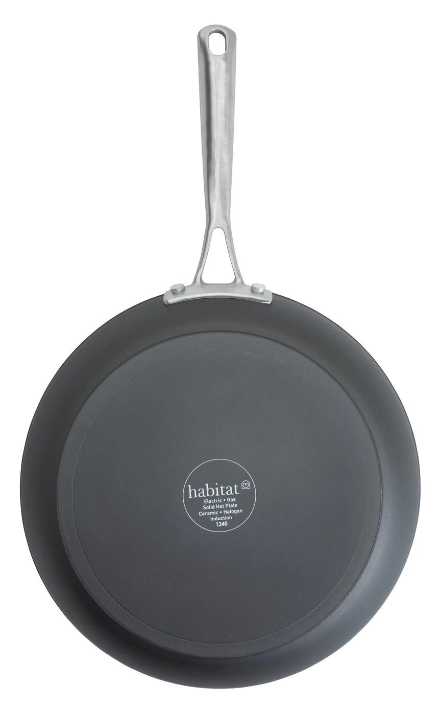 Habitat 30cm Hard Anodised Aluminium Frying Pan - Image 4