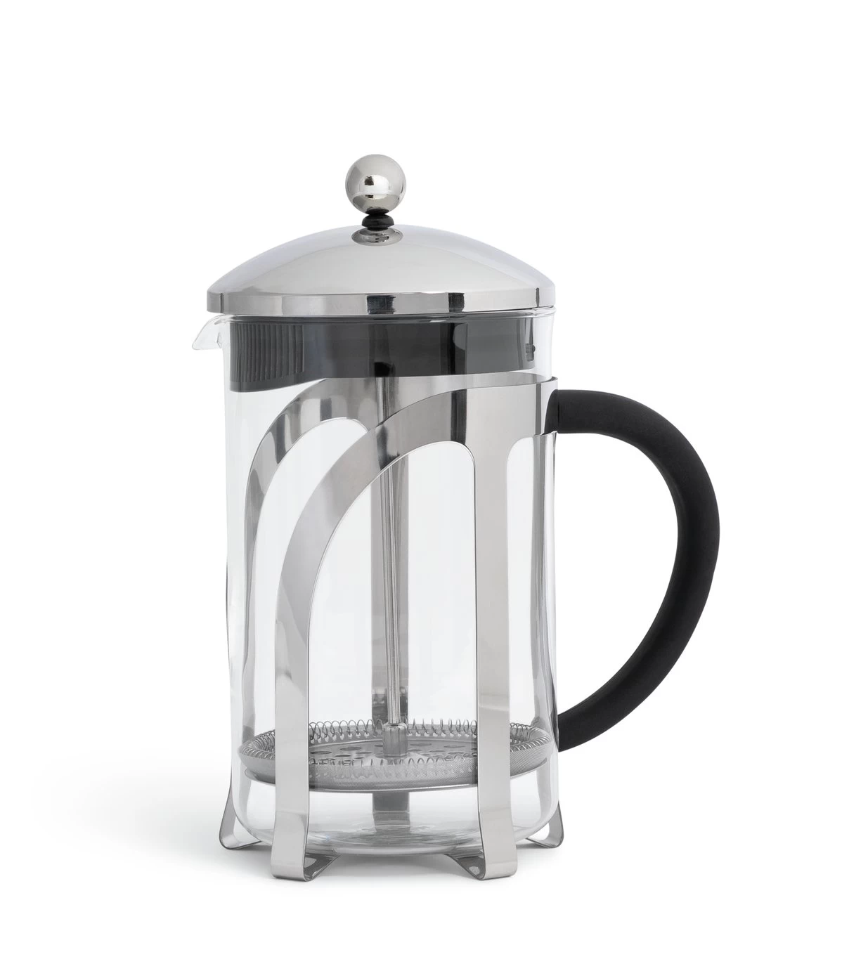 Habitat 12 Cup Cafetieres - Chrome