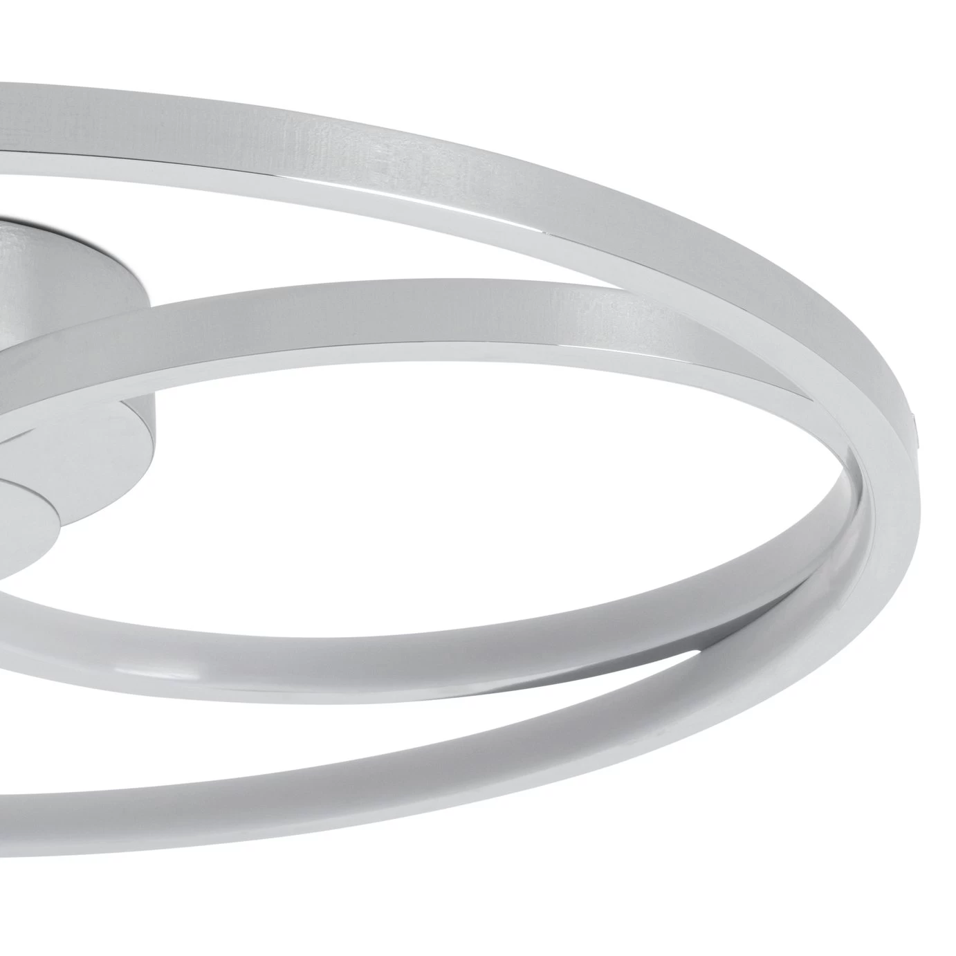 Habitat Pill Metal LED Flush Ceiling Light - Chrome - Image 3