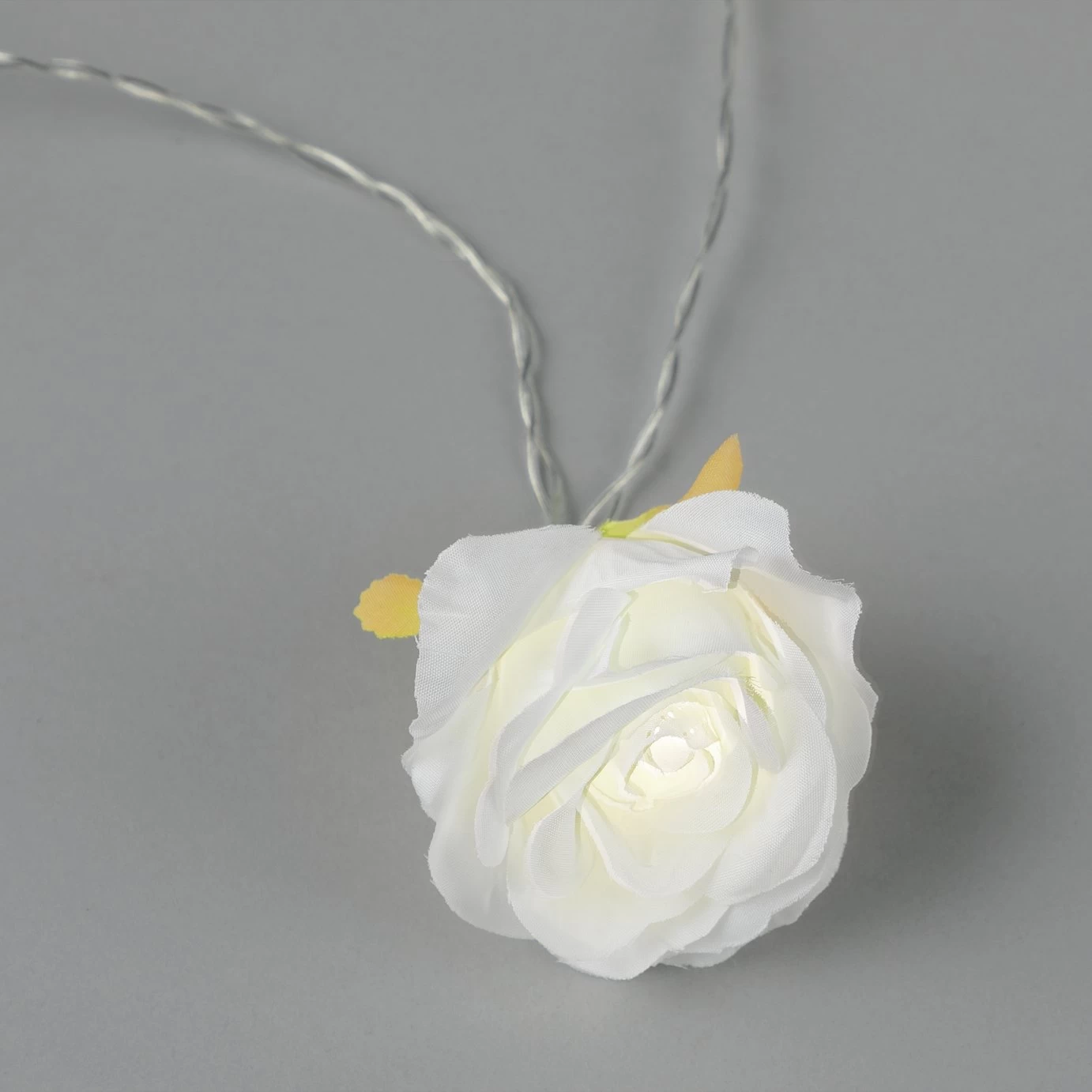 Habitat Warm White Solar Rose LED String Lights - Image 2