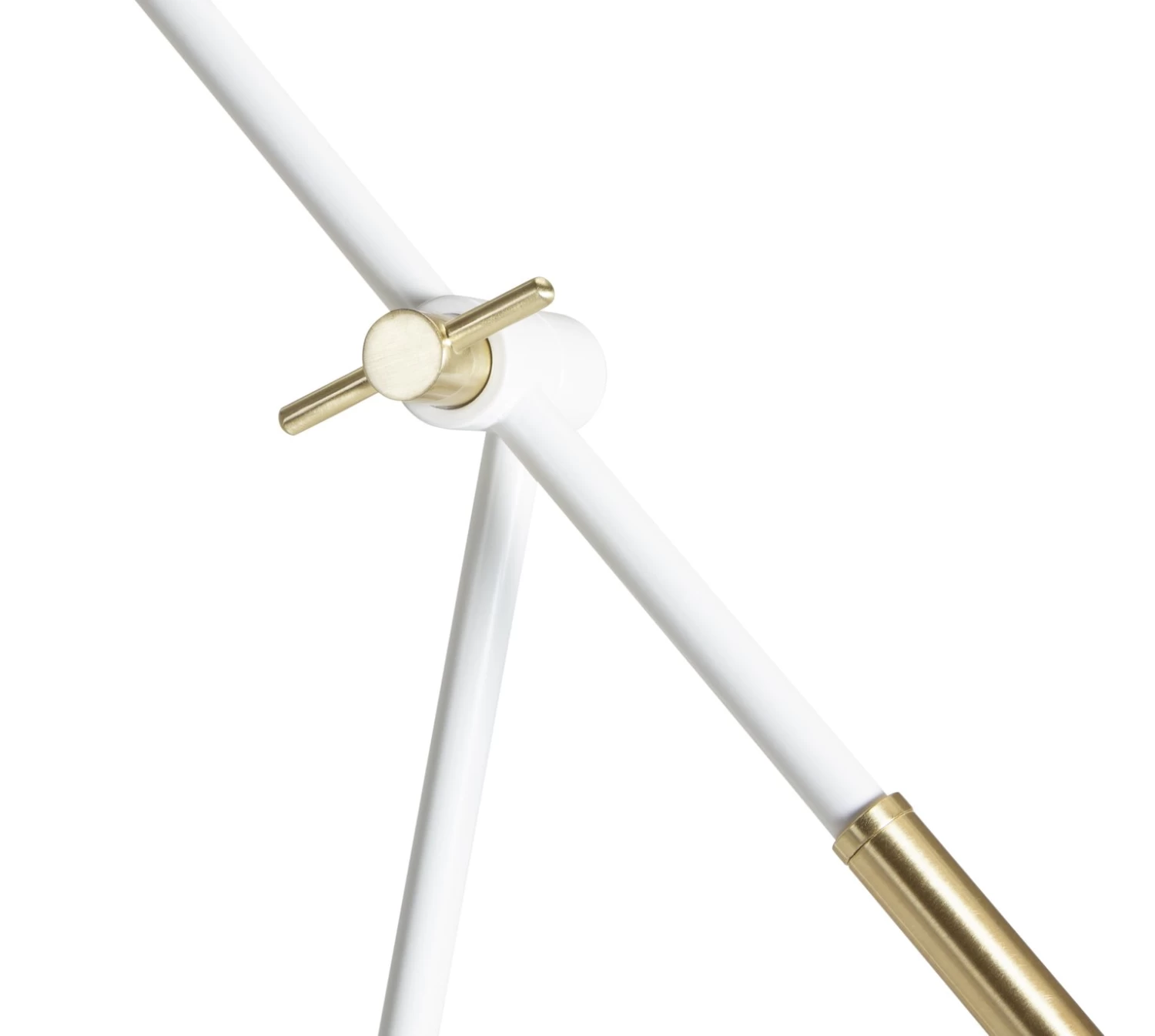 Habitat Vesper Cone Task Table Lamp - White & Gold - Image 5