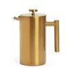 Habitat Double Walled 8 Cup Cafetiere - Gold