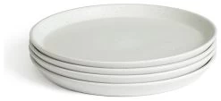 Habitat Addison 4 Piece Stoneware Side Plate - White