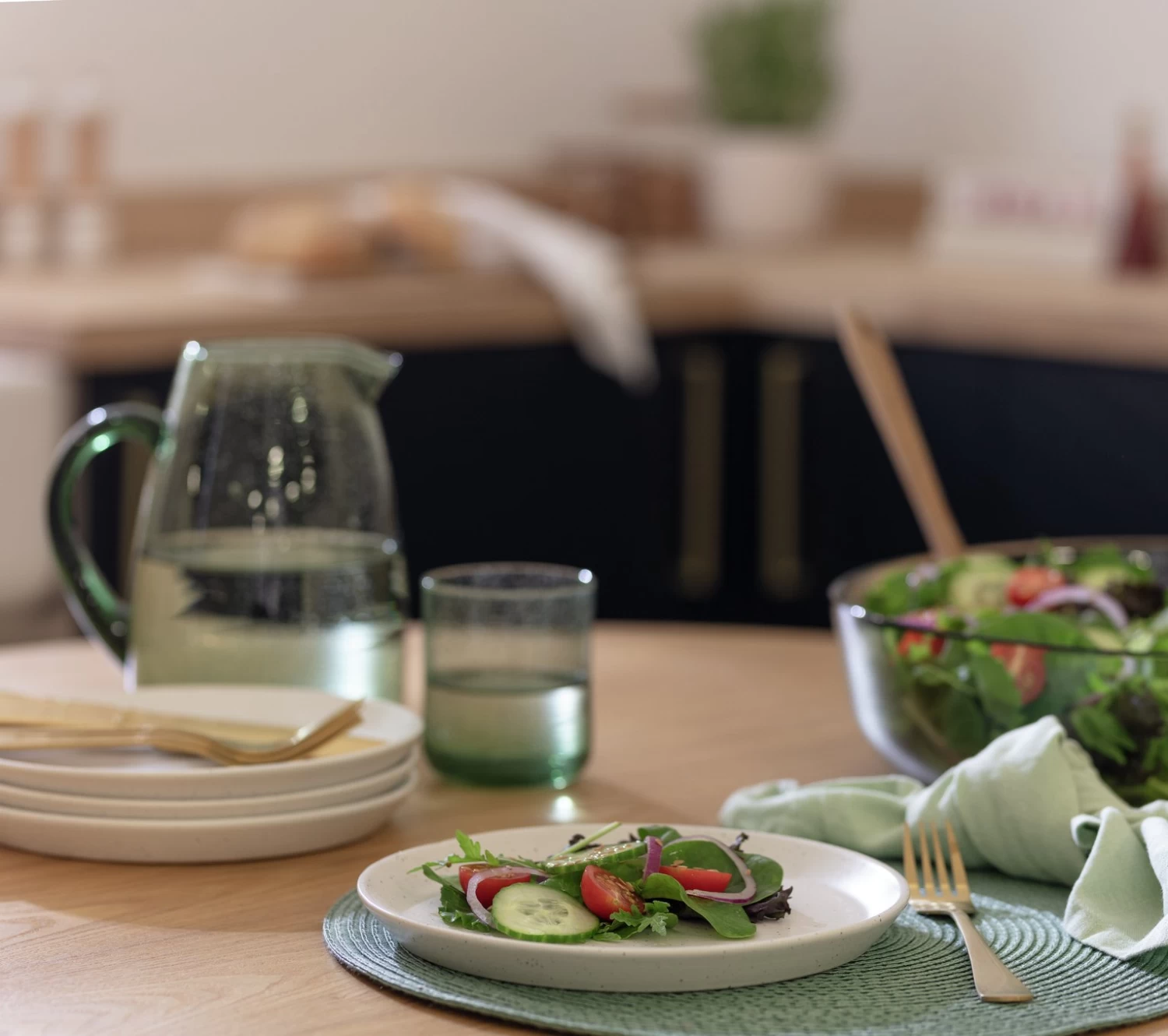 Habitat Addison 4 Piece Stoneware Side Plate - White - Image 2