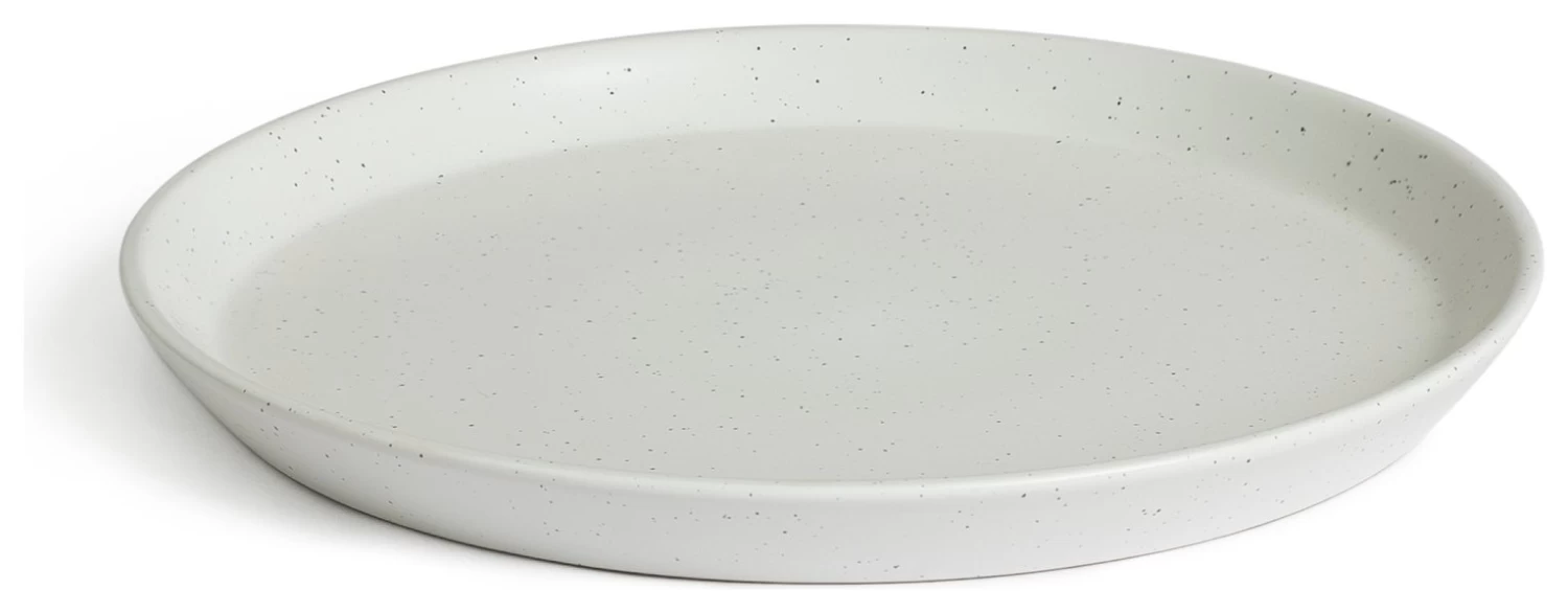 Habitat Addison 4 Piece Stoneware Side Plate - White - Image 4