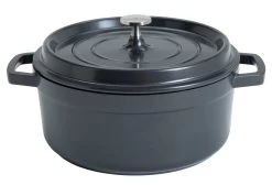 Habitat 3.6 Litre Aluminium Casserole Dish - Grey