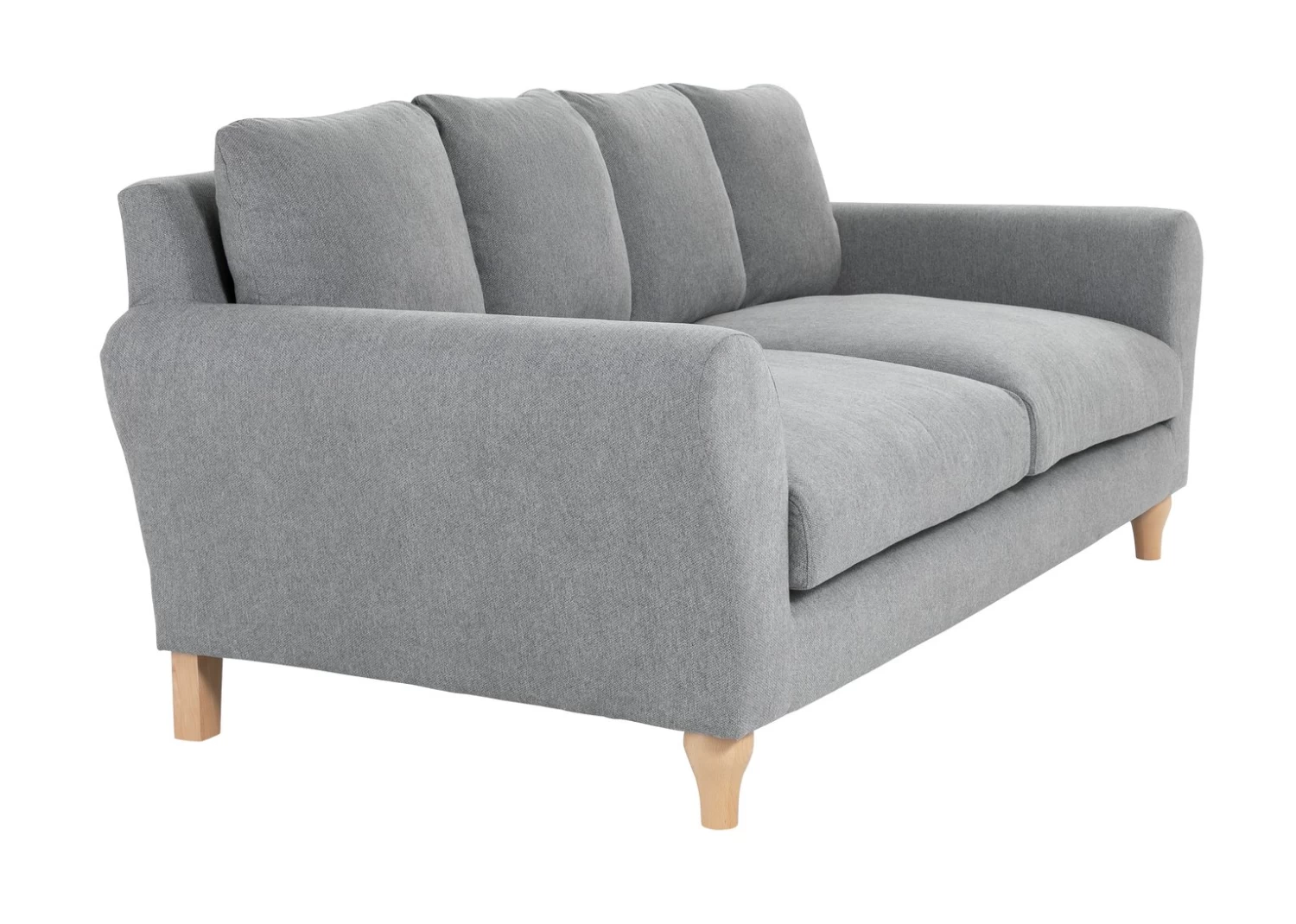 Habitat Carrie Fabric 3 Seater Sofa - Graphite - Image 7