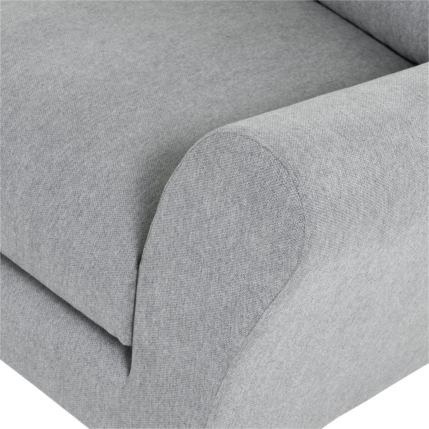 Habitat Carrie Fabric 3 Seater Sofa - Graphite - Image 8