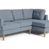 Habitat Joshua Fabric Right Hand Corner Chaise Sofa - Blue