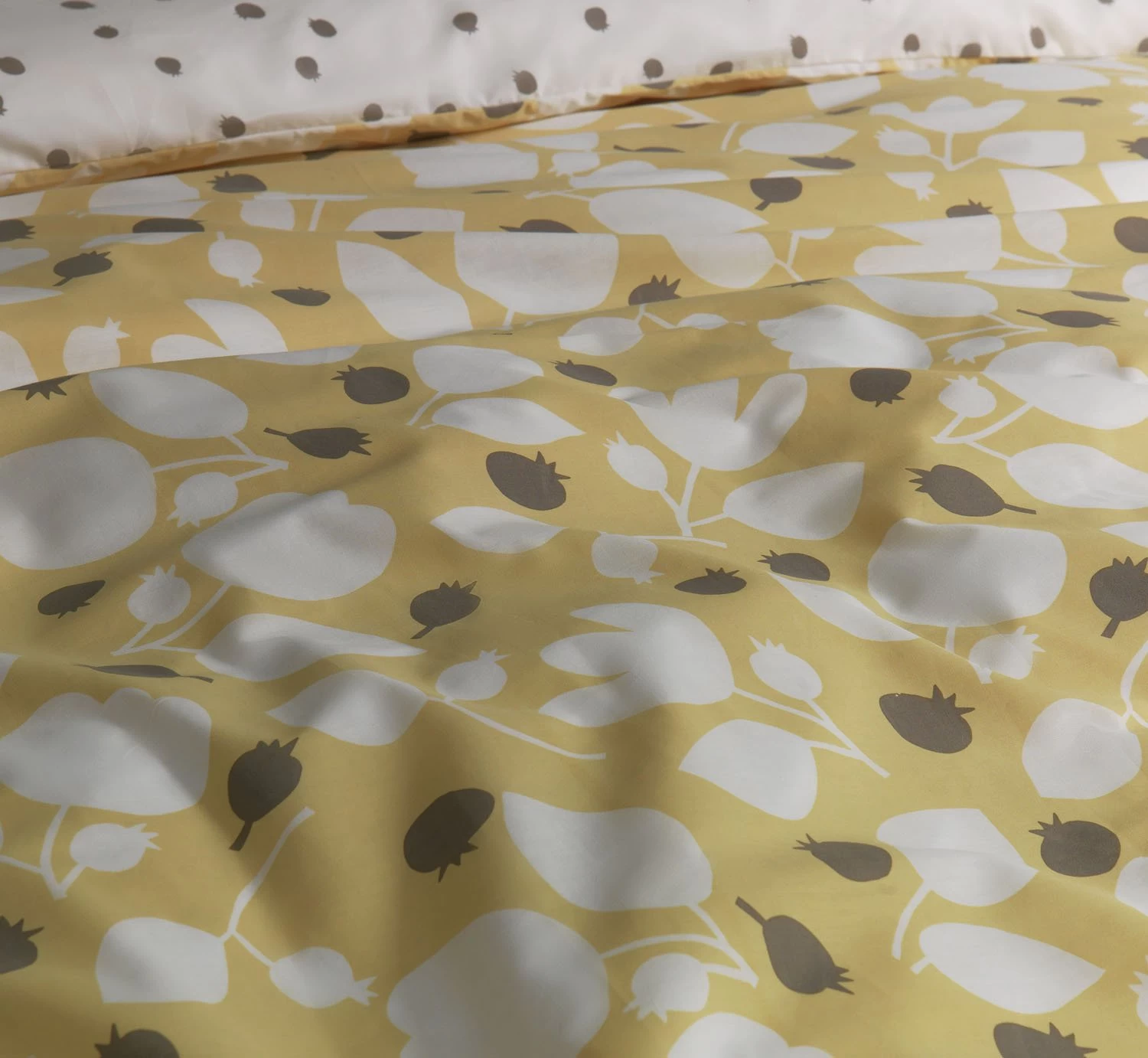 Habitat Scandi Floral Yellow & White Bedding Set - Single - Image 6
