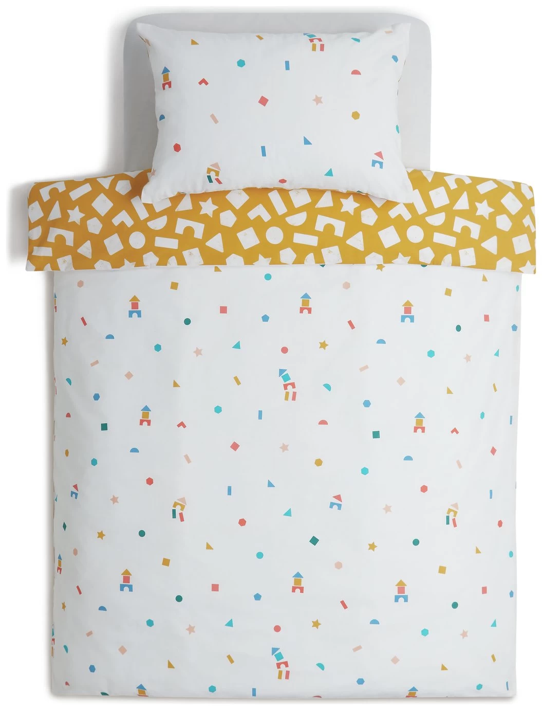 Habitat Kids Cotton Geo Pattern Play Bedding Set - Toddler - Image 3