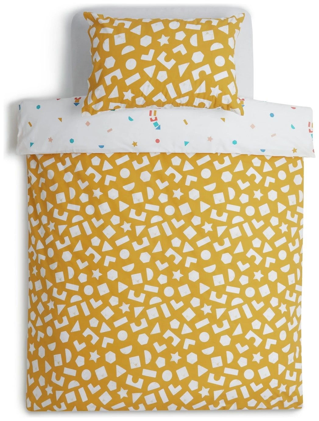 Habitat Kids Cotton Geo Pattern Play Bedding Set - Toddler - Image 5