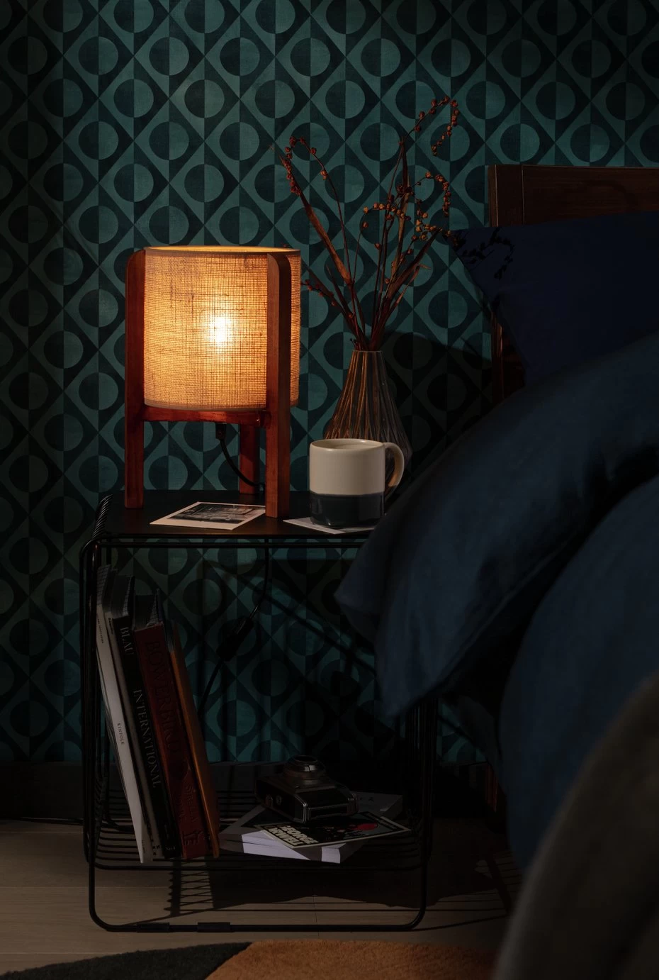 Habitat Arbaa Woven Column Table Lamp - Natural - Image 2