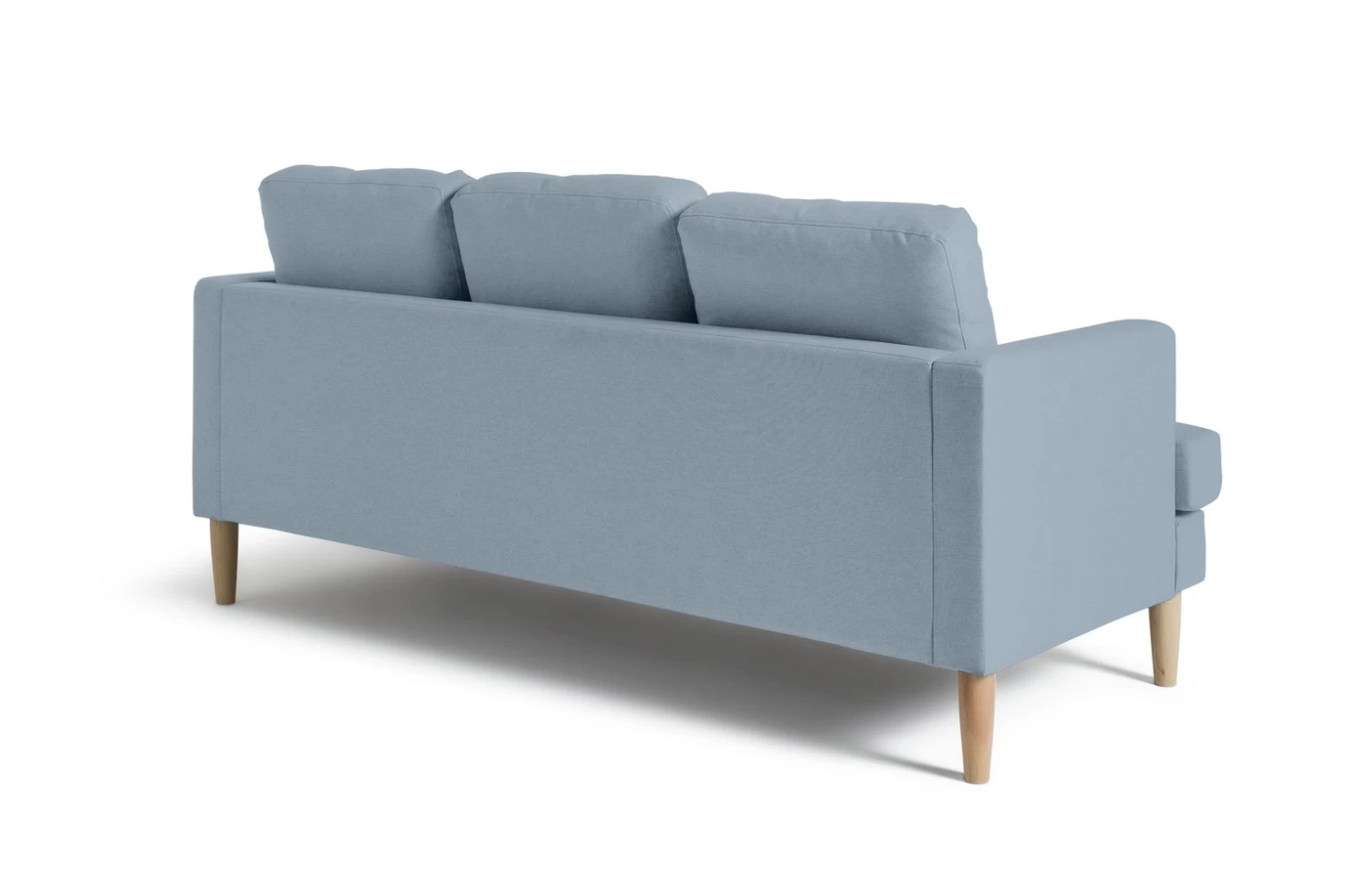 Habitat Joshua Fabric 3 Seater Sofa - Blue - Image 6