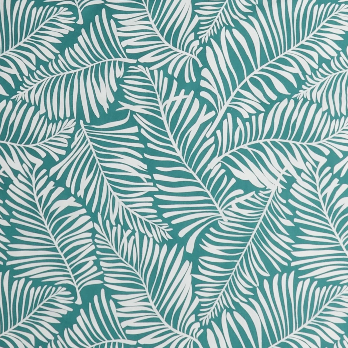 Habitat Abstract Green Leaf & White Bedding Set - Single - Image 2