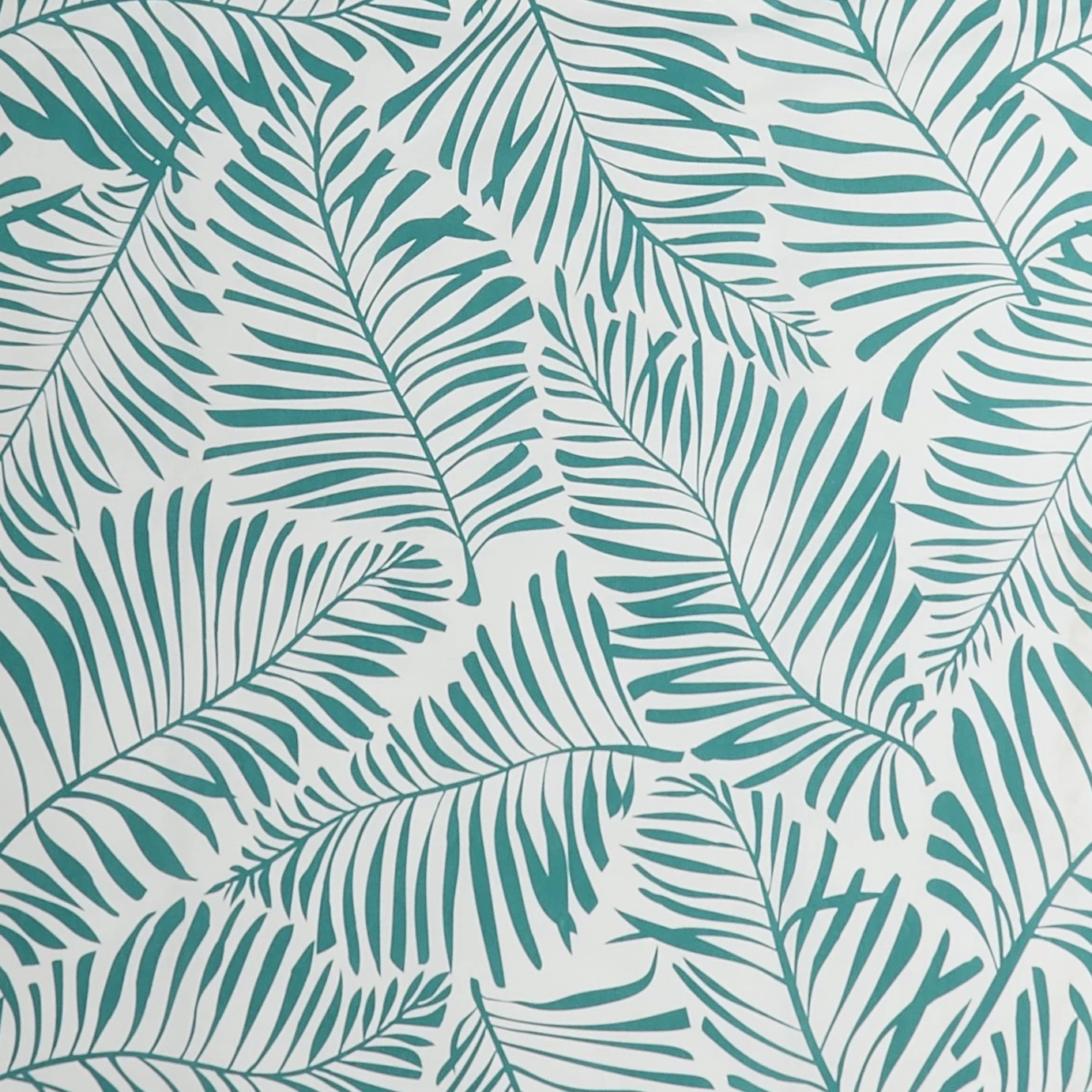 Habitat Abstract Green Leaf & White Bedding Set - Single - Image 8