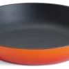 Habitat 20cm Round Cast Iron Oven Dish - Orange
