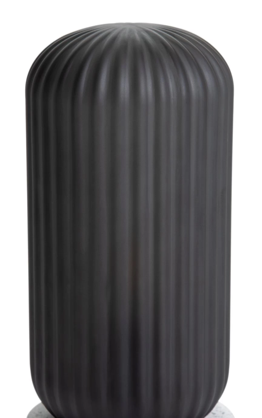 Habitat Rallie Smoked Glass Terrazzo Table Lamp – Grey - Image 3