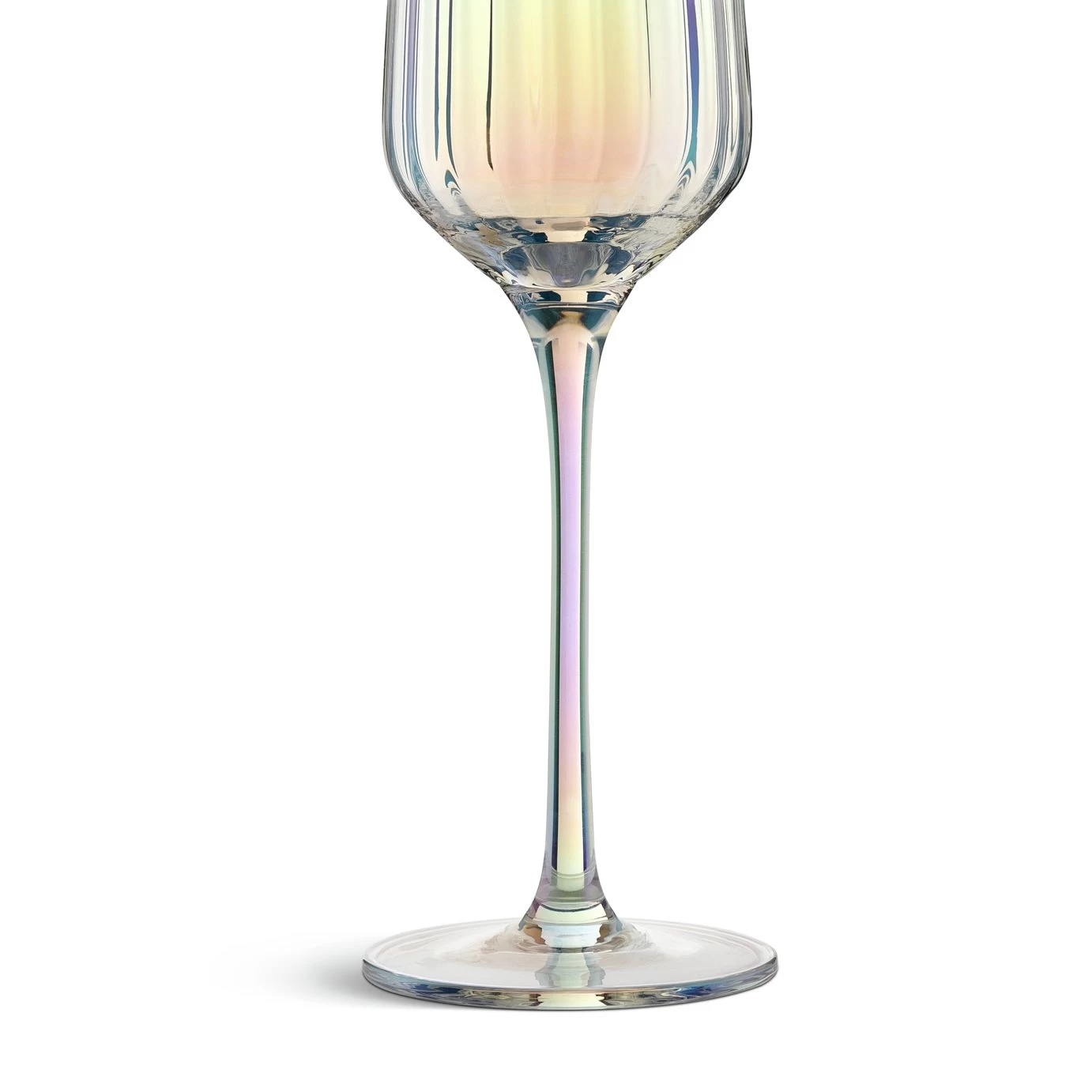 Habitat Iridescent Lustre Set Of 4 Champagne Flute - Image 5